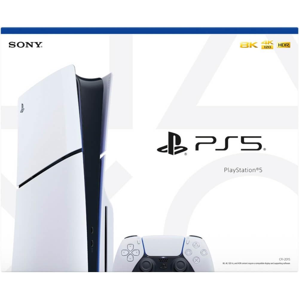 PlayStation 5 Slim Console - Next-Gen Gaming System with Ultra HD, 4K Graphics & Fast Loading | Perfect for Home Entertainment & Competitive Gaming