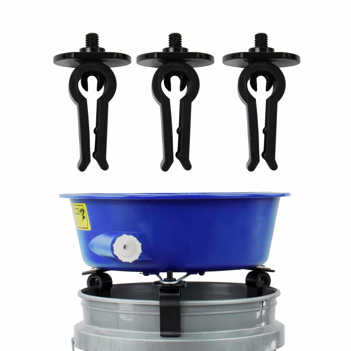 Adjustable Leg Levelers for Blue Bowl Gold Concentrator - Heavy Duty Gold Prospecting Equipment for Mining & Panning - Perfect for Outdoor Gold Recovery & Sluice Box Setup