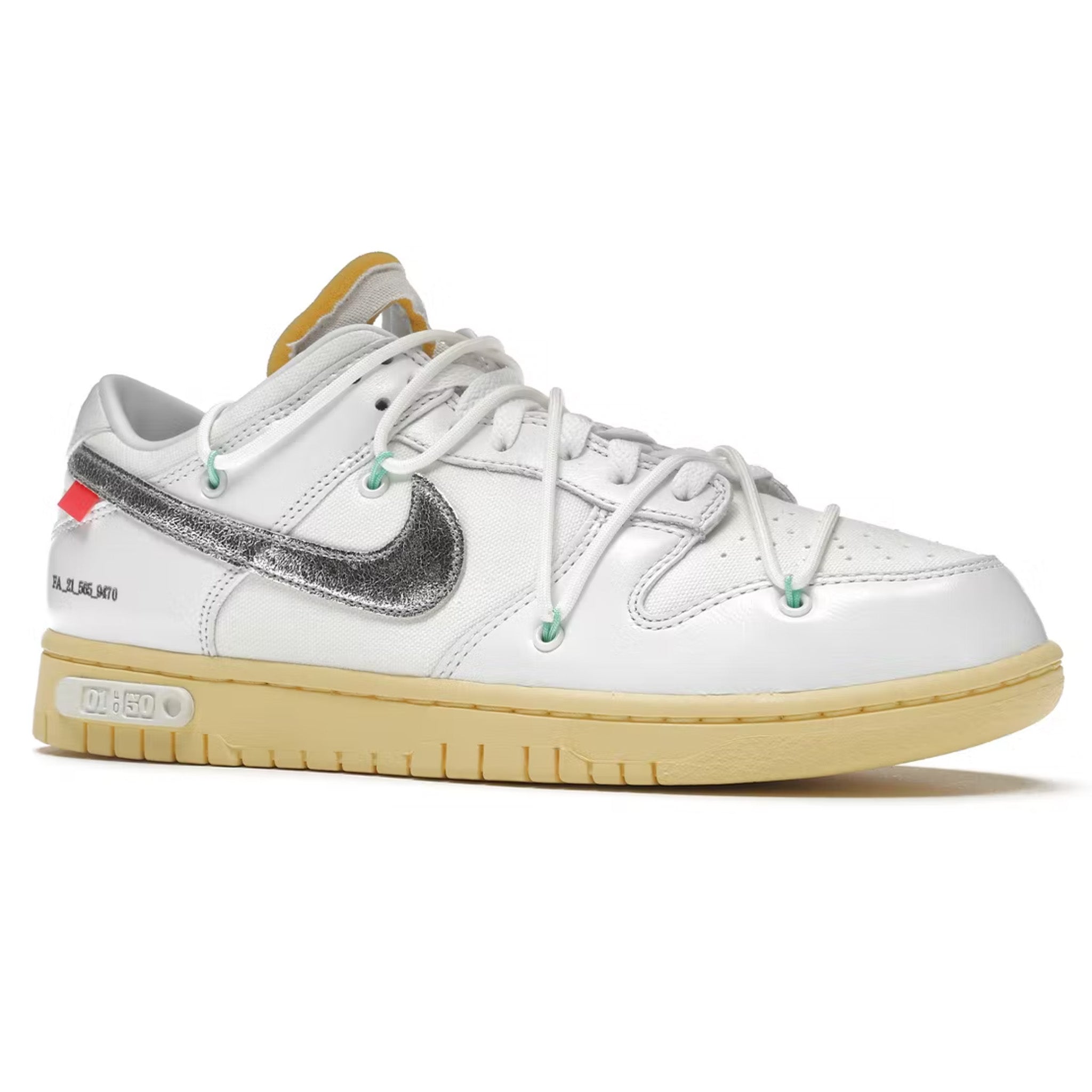 Nike x Off White Dunk Low Lot 1 Sneakers - Limited Edition Collaboration Shoes for Men & Women | Perfect for Streetwear Fashion, Sneaker Collecting & Urban Lifestyle