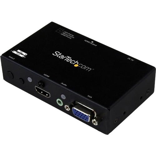 2-in-1 HDMI VGA to HDMI Converter Switch with Auto & Priority Switching - Multi-Format 1080P Video Converter for PC, Laptop, Monitor - Perfect for Home Office, Gaming & Presentations