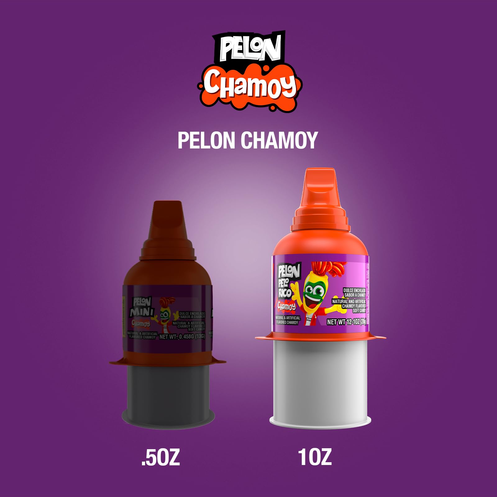 Pelon Pelo Rico Chamoy Candy - 1 oz Pack of 12 | Tangy Tamarind & Chamoy Flavored Mexican Candy | Perfect for Parties, Snacking & Gifts