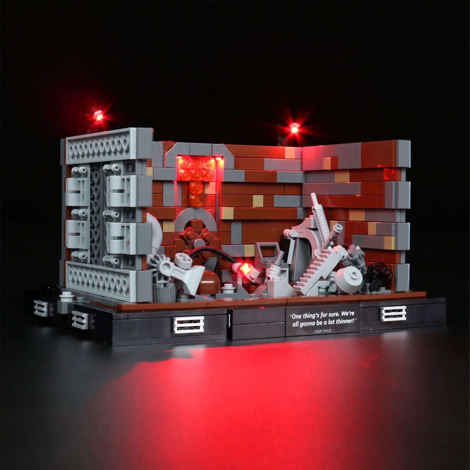 Best Light Kit for LEGO Star Wars Death Star Trash Compactor 75339 - DIY Lighting Set for LEGO Models - Perfect for Display & Nighttime Play