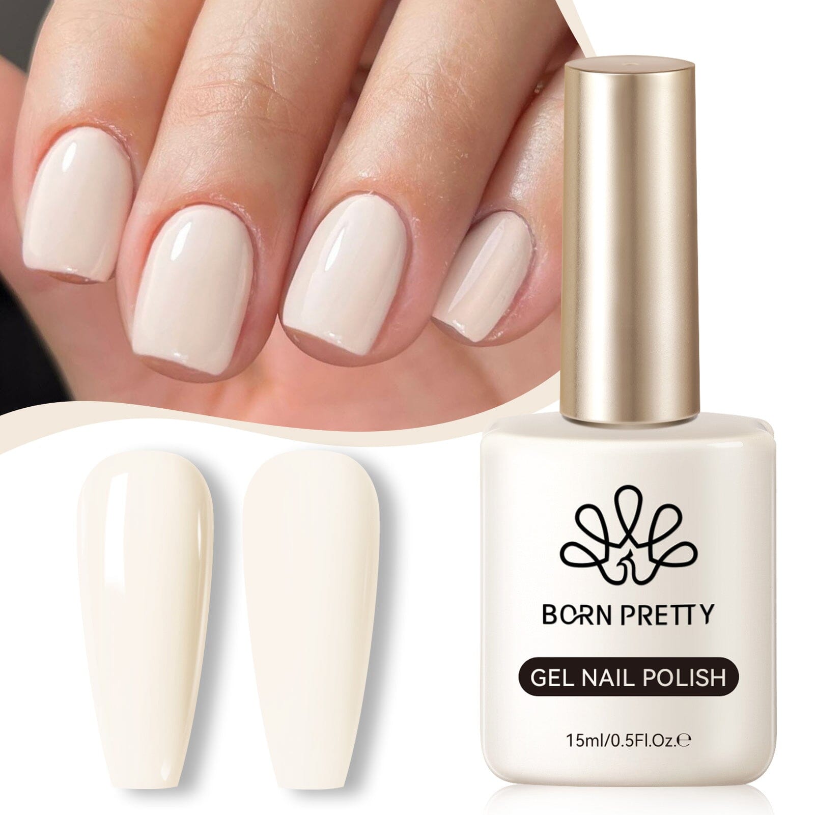 Hema Free Color Gel Polish #04 - 15ml Long Lasting Nail Polish for Salon & Home Manicure - Perfect for Nail Art, DIY Nails & Professional Use