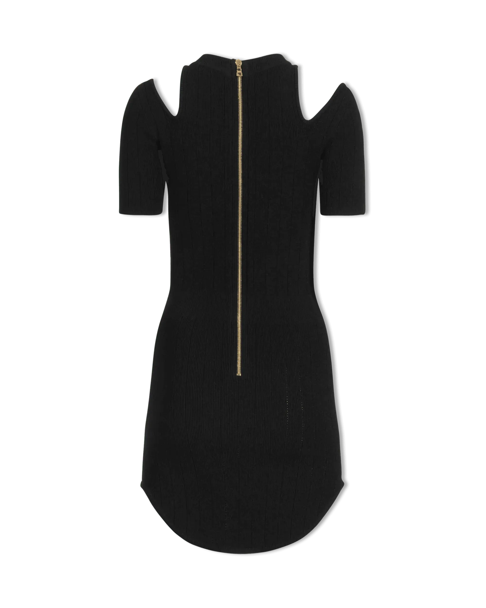 Elegant Cold Shoulder Knitted Mini Dress for Women - Sexy Off-Shoulder Party Dress, Casual Summer Outfit for Date Night & Club Wear
