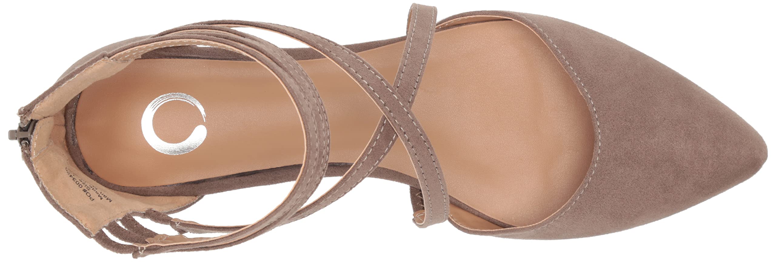 Journee Collection Women's Comfortable Ballet Flats - Lightweight Slip-On Shoes for Work, Travel & Everyday Wear