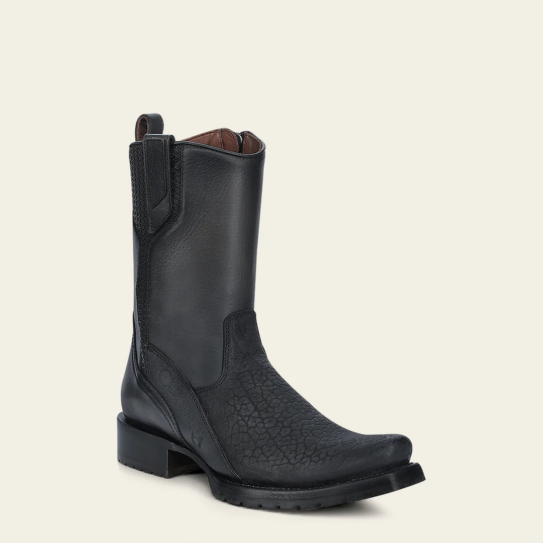 1J3HTC Men's Cuadra Oxford Dress Cowboy Boots - Genuine Leather Bull Neck Western Boots for Riding, Country Style & Casual Wear