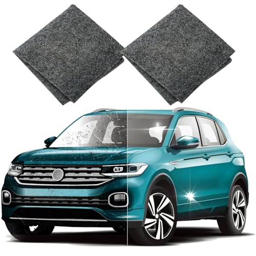 Nano Sparkle Cloth for Car Scratches - Magic Scratch Remover for Car Paint Repair - 2PC Water Spot & Polish Cloth Kit - Perfect for Car Detailing, DIY Auto Care & Paint Restoration