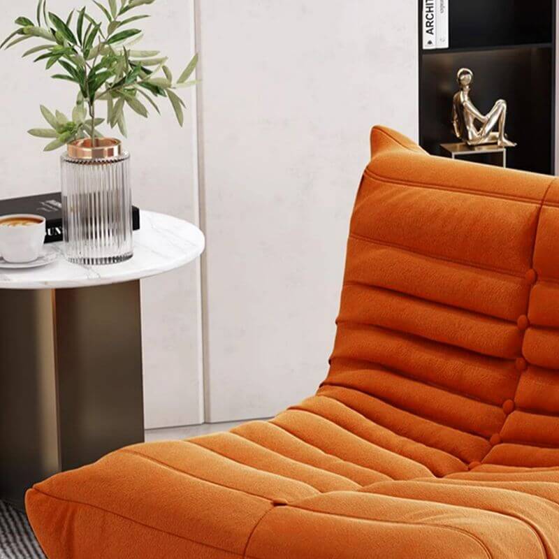 Soft Microfiber Striped Sponge Bean Bag Lounger Chair - Comfortable & Stylish Seating for Women 35-40 - Perfect for Living Room, Bedroom or Dorm Relaxation