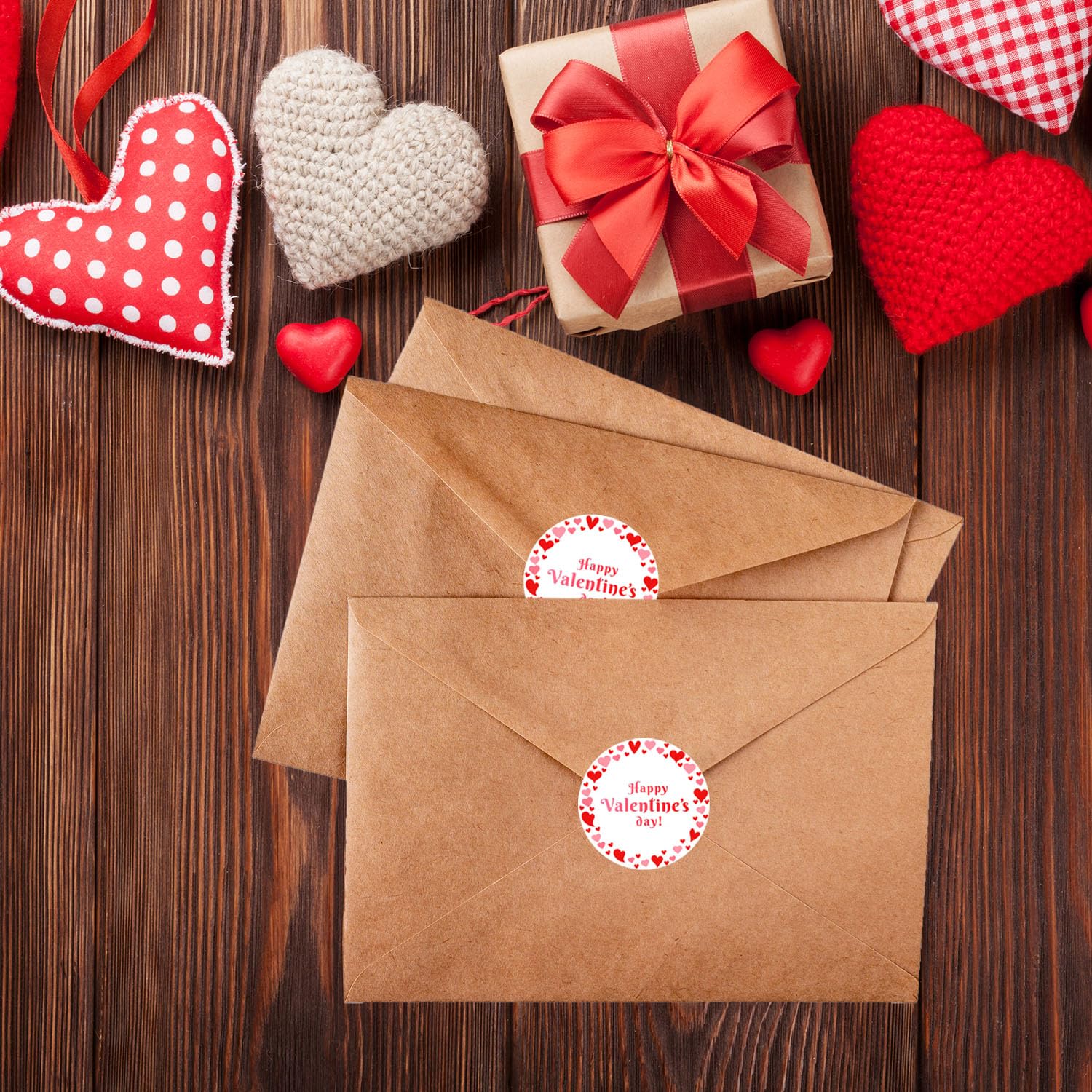 72 Pcs Heart Stickers for Valentine's Day - Cute Love Labels for Gift Wrapping, Envelopes & Decorations - Perfect for Kids & Adults to Seal Love Letters & Decorate Boxes (Romantic, Party, School Crafts)