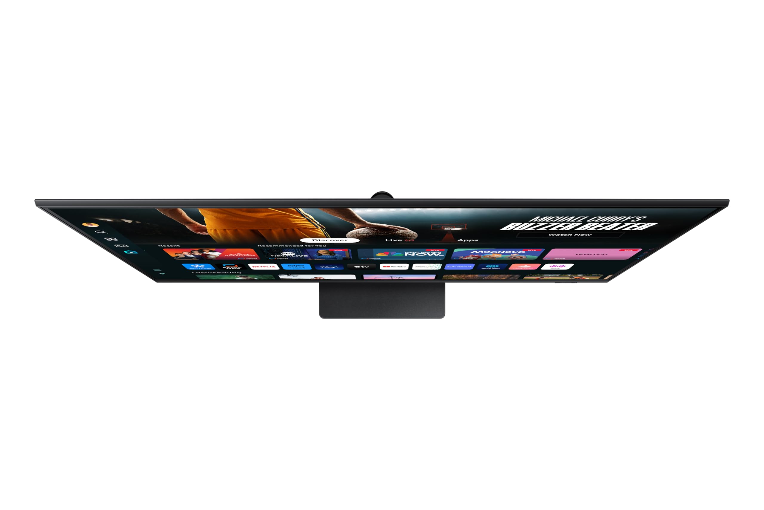 Samsung LS43DM702UUXXU 43-inch 4K Ultra HD Smart Monitor with HDR10, Built-in Speakers, 3840x2160 Resolution, USB-C, HDMI, WiFi, Bluetooth - Perfect for Home Office, Gaming, and TV Streaming