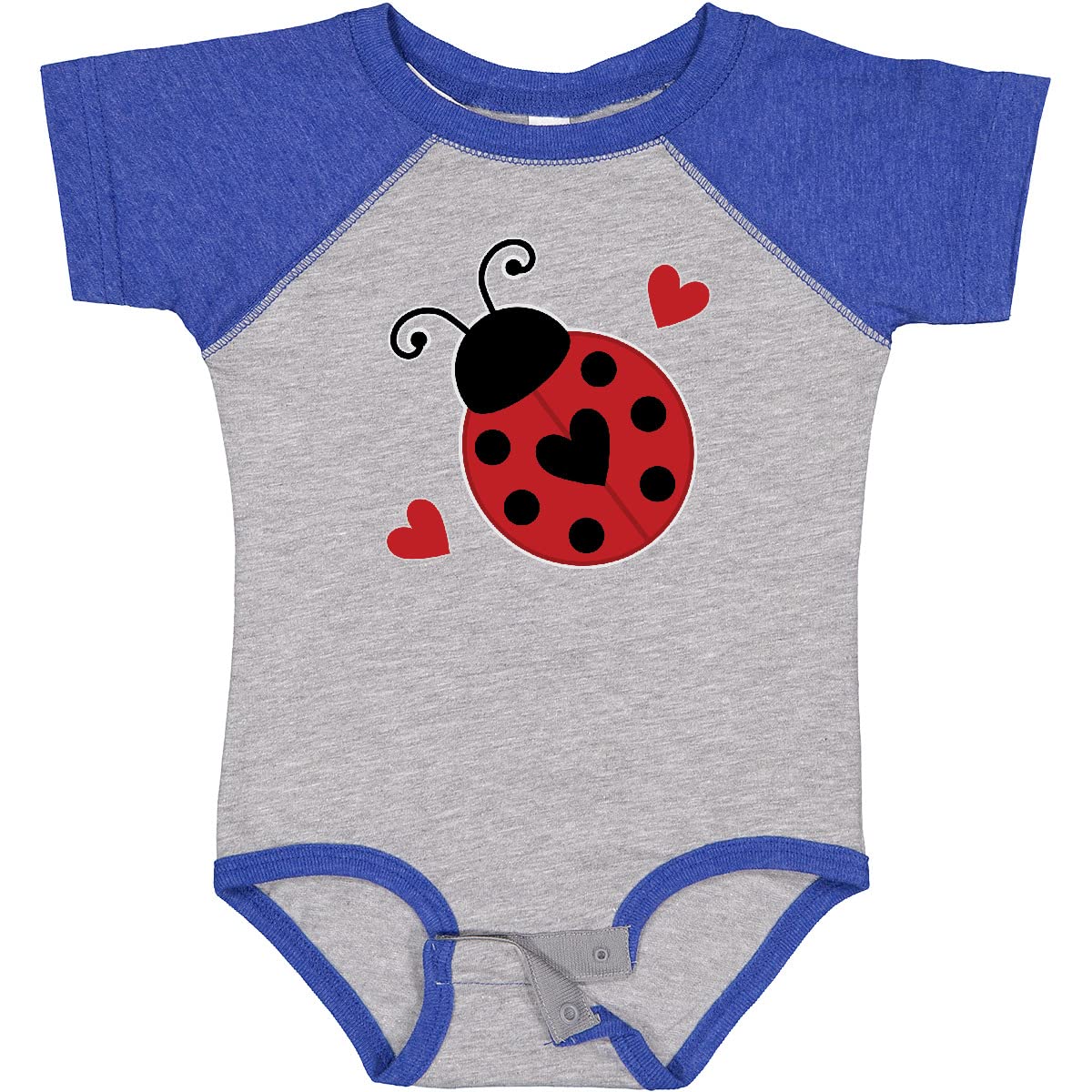 Inktastic Ladybug Lover Red and Black Baby Bodysuit - Cute Infant Onesie for Girls & Boys, Soft Cotton Romper for Newborns, Perfect for Playdates, Photo Shoots & Everyday Wear