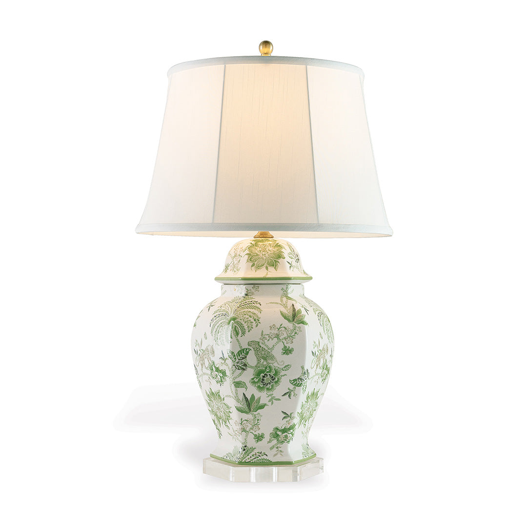 Hexagonal LED Table Lamp - Modern Green Glass Desk Light for Home Office, Bedroom, or Living Room Decor | Energy Efficient & Stylish Ambient Lighting