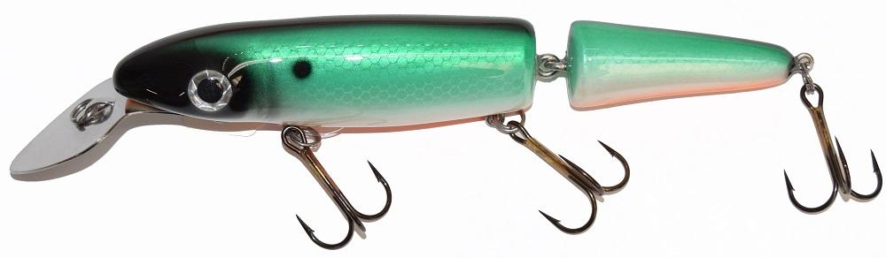 Big Fork Reef Digger Crankbait Jointed Fishing Lure - Saltwater Bass Fishing Bait for Offshore & Inshore Angling