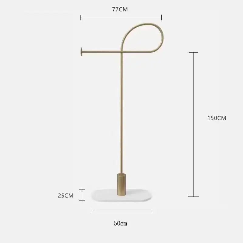 Luxury Designer Coat Rack - Modern Freestanding Entryway Hall Tree with Hooks | Perfect for Foyer, Mudroom & Bedroom Organization | Elegant Home Decor for Coats, Hats & Bags