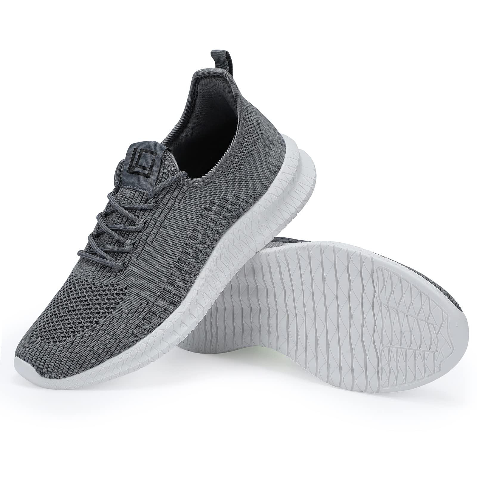 LCGJR Men's Running Shoes - Ultra Lightweight & Breathable Athletic Sneakers for Jogging, Gym Workouts & Casual Walking | Comfortable Mesh Fashion Shoes for Daily Wear & Sports Activities
