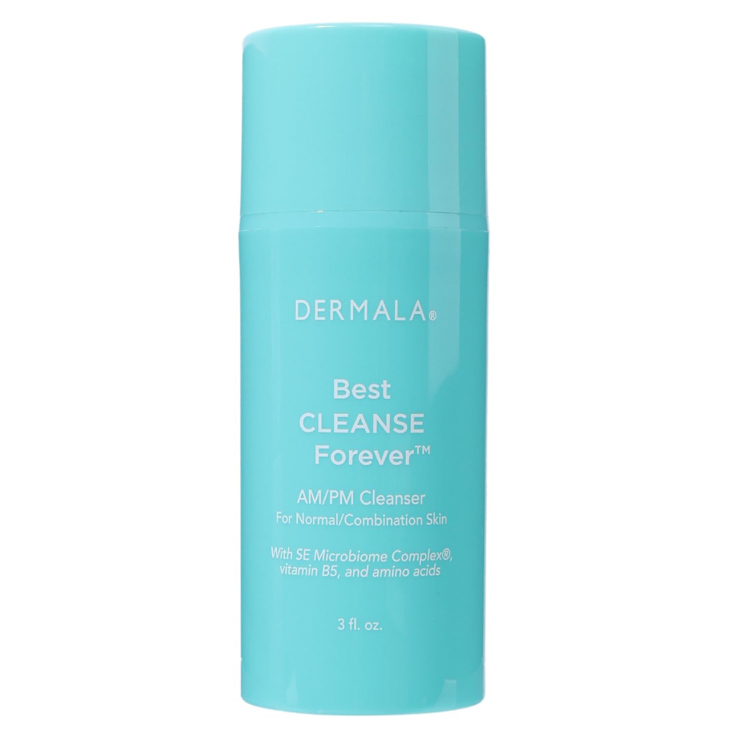 Dermala FOBO CLEANSE AM/PM Facial Cleanser - Natural, Gentle, pH Balanced Face Wash for Acne-Prone & Sensitive Skin | Daily Skincare Routine for Clear, Pimple-Free Complexion | Perfect for Morning & Night Use