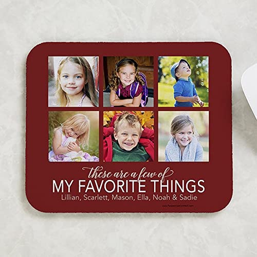 Custom Photo Mouse Pad - Personalized with Your Picture & Text - Non-Slip Gaming & Office Desk Accessory (Multiple Colors) - Perfect for Work, Gaming & Home Computer Setup