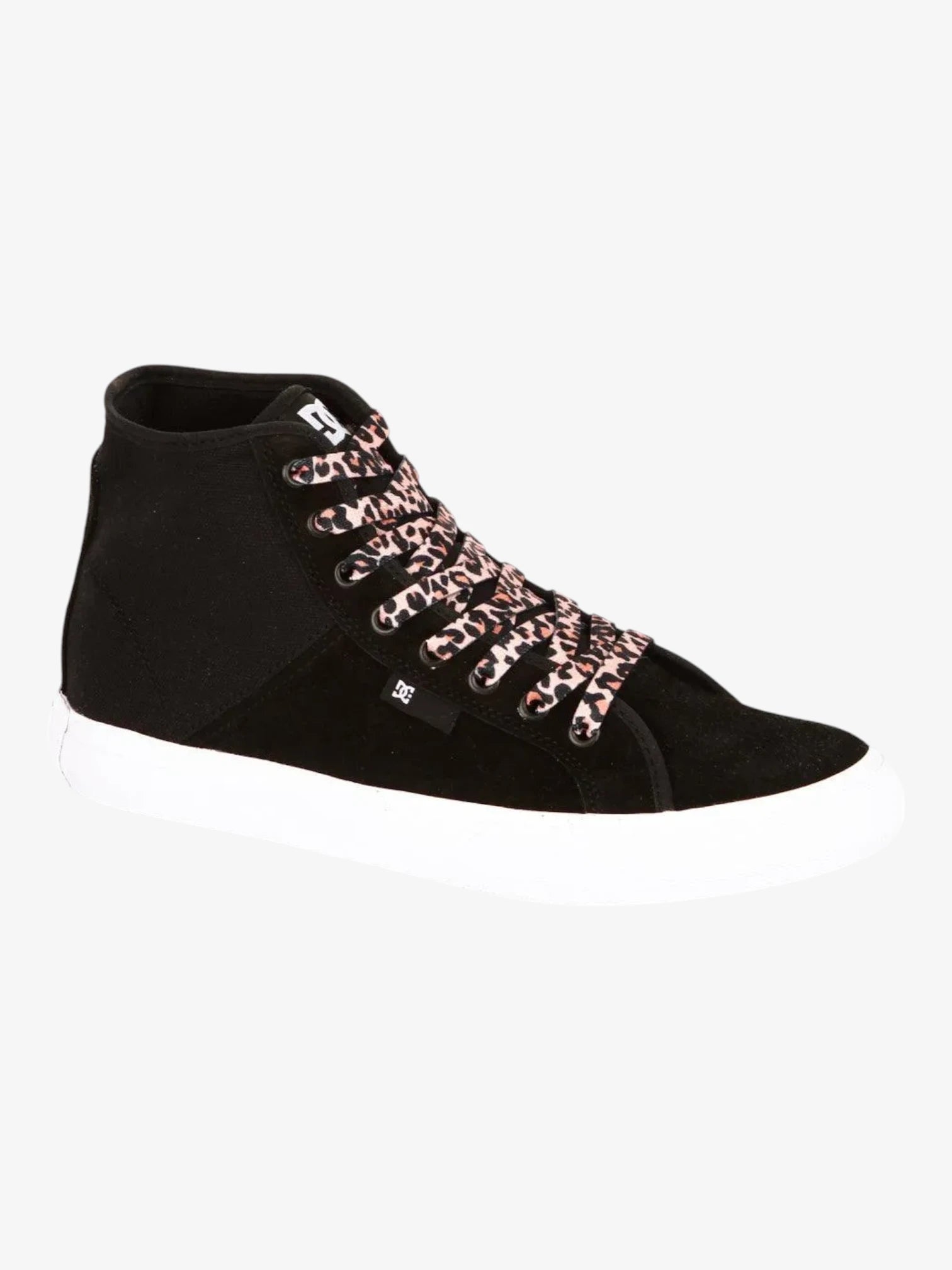 DC Manual Hi SD Women's Skate Shoes - Black & White | Comfortable Sneakers for Skateboarding, Casual Wear & Street Fashion