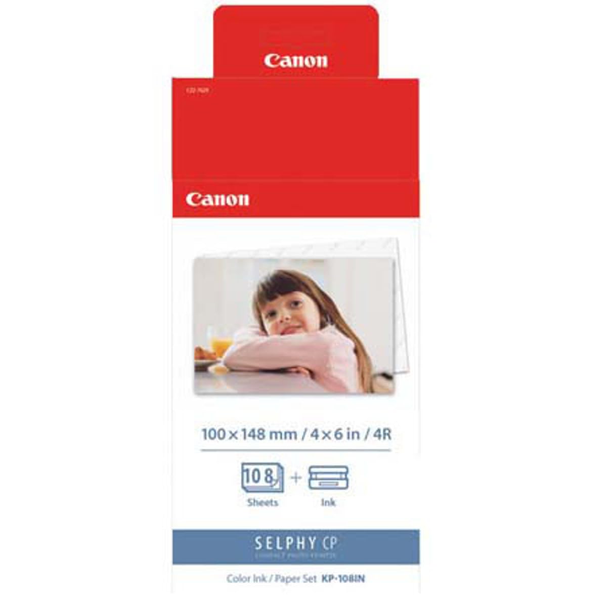 Canon KP-108IN 3-Pack Color Ink Cartridges & Photo Paper Set - Compatible with PIXMA Printers | High-Quality Photo Printing for Home, Office & Creative Projects