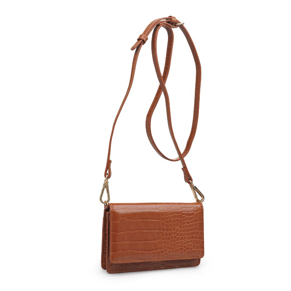 Emma Croc Embossed Crossbody Bag for Women - Stylish Vegan Leather Purse with Adjustable Strap, Perfect for Daily Use, Travel, and Shopping