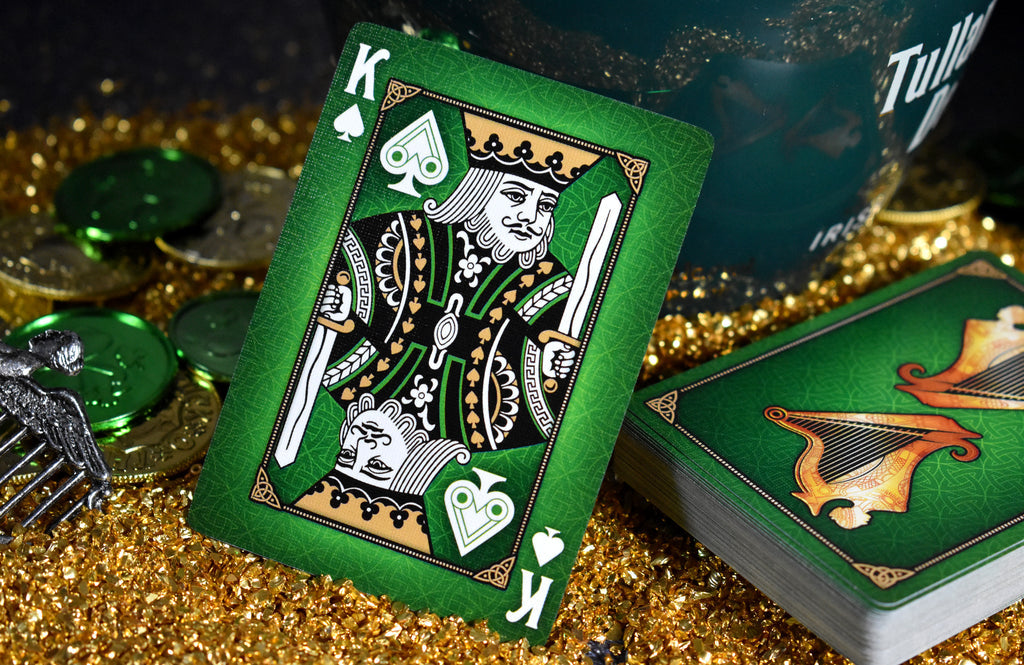 Premium Ireland-Themed Playing Cards - 52 Deck with Celtic Designs - Perfect for Poker, Blackjack, and Irish-Themed Game Nights