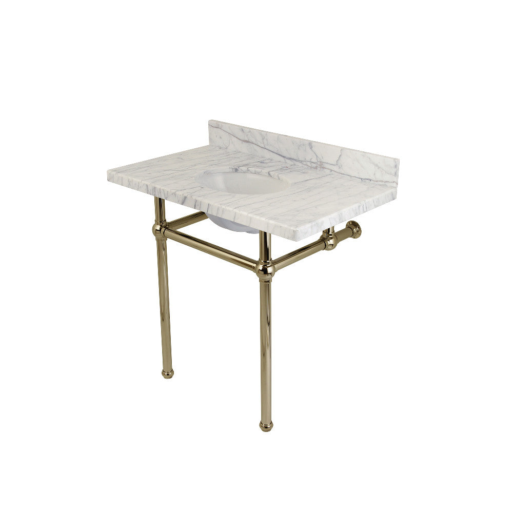 Premium Templeton Console Sink - Modern Bathroom Vanity Sink with Fauceture Design | Perfect for Farmhouse, Rustic & Contemporary Bathroom Decor