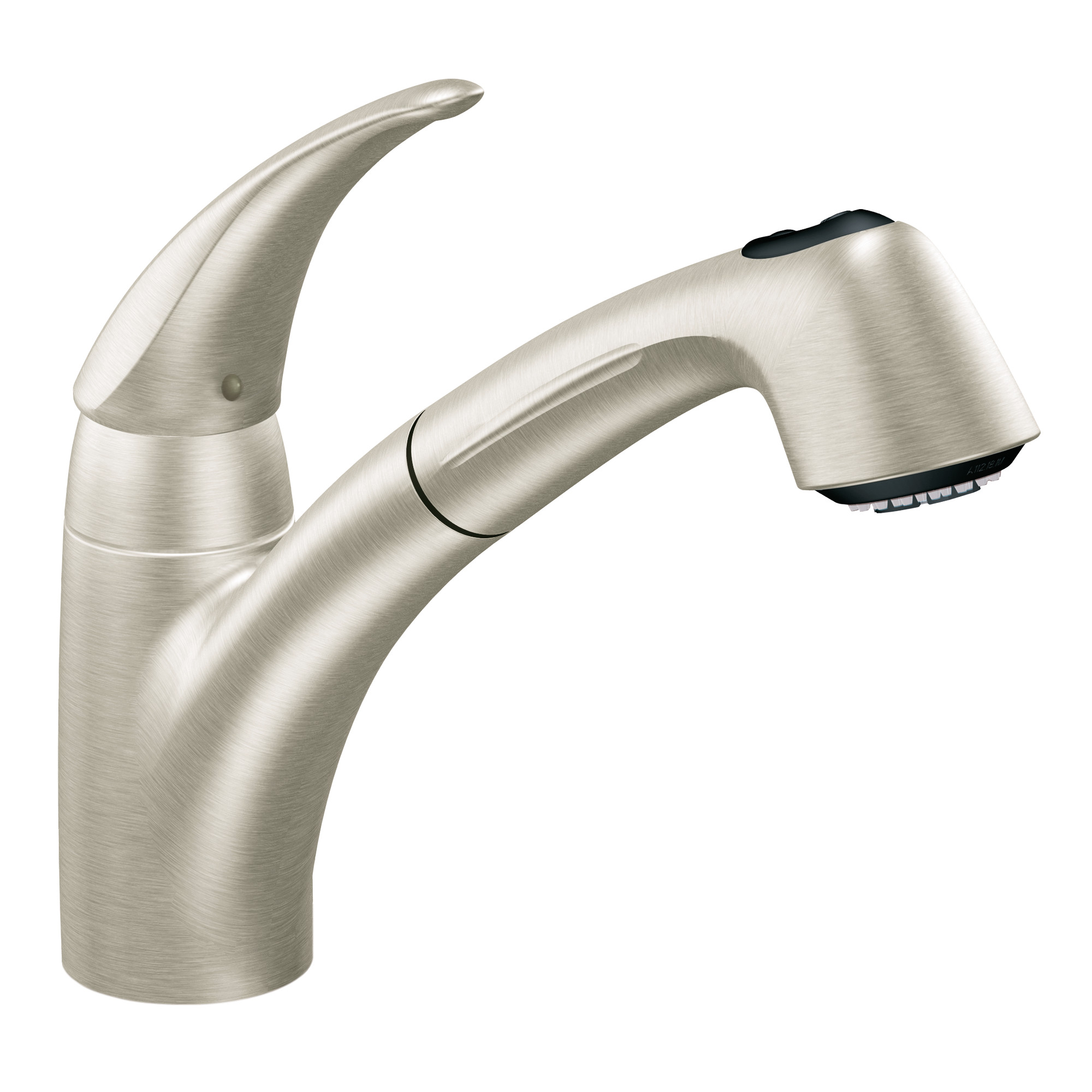 Extensa Chrome Single Handle Low Arc Pull-Out Kitchen Faucet - Modern Design for Easy Dishwashing and Food Prep