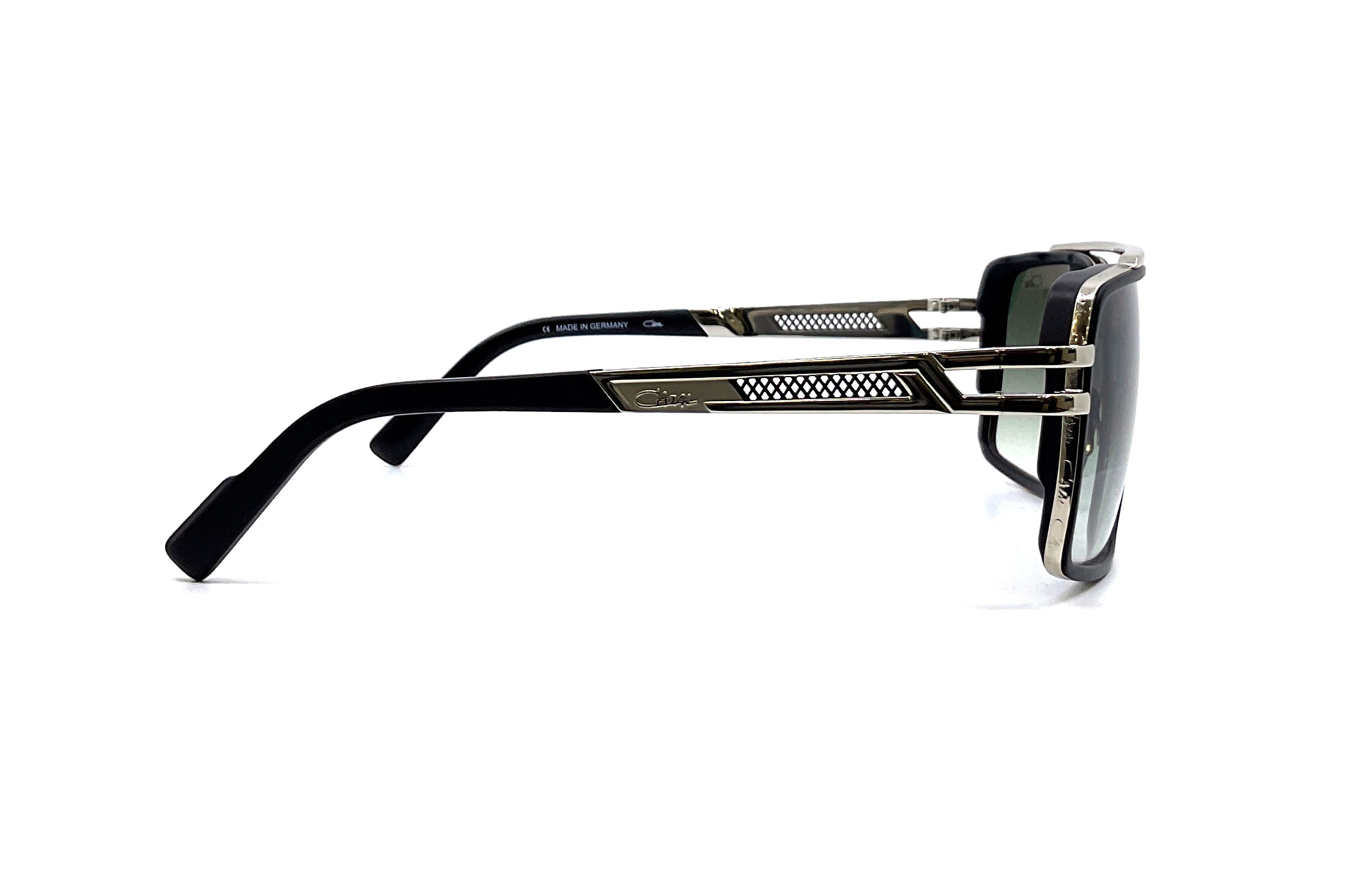 Cazal 6033/3 Sunglasses - Black/Silver Matte Frame - UV Protection - Retro Style for Men & Women - Perfect for Outdoor Activities & Fashion Statements