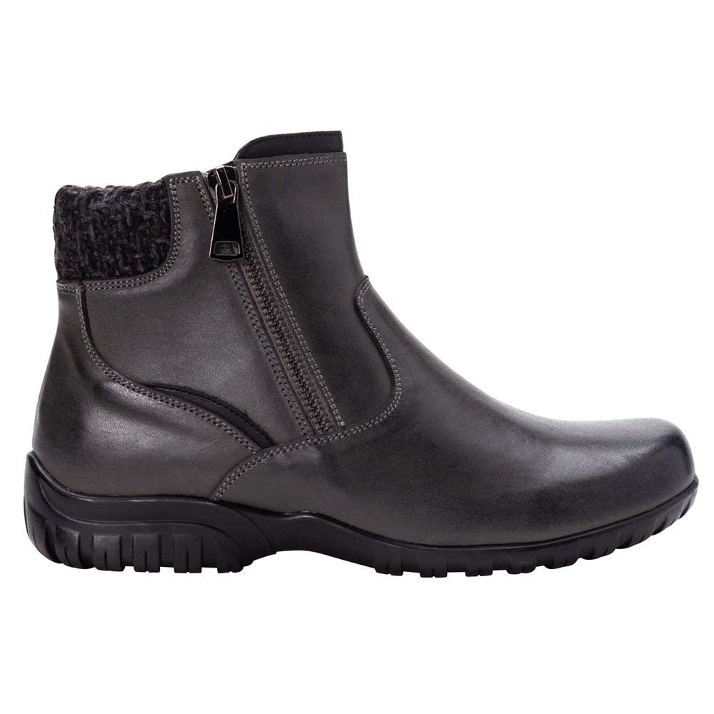 Propet Women's Darley Zippered Casual Boots - Comfortable Slip-Resistant Ankle Booties for Walking, Work & Everyday Wear