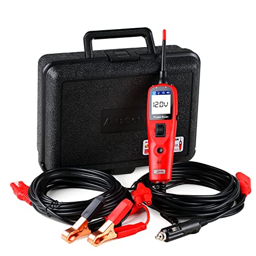 Autel PS100 Power Circuit Probe Kit - 12V/24V Automotive Electrical System Tester with AC/DC Voltage, Diode & Resistance Checker | Digital Multimeter & Short Finder for Car Repair & Diagnostics