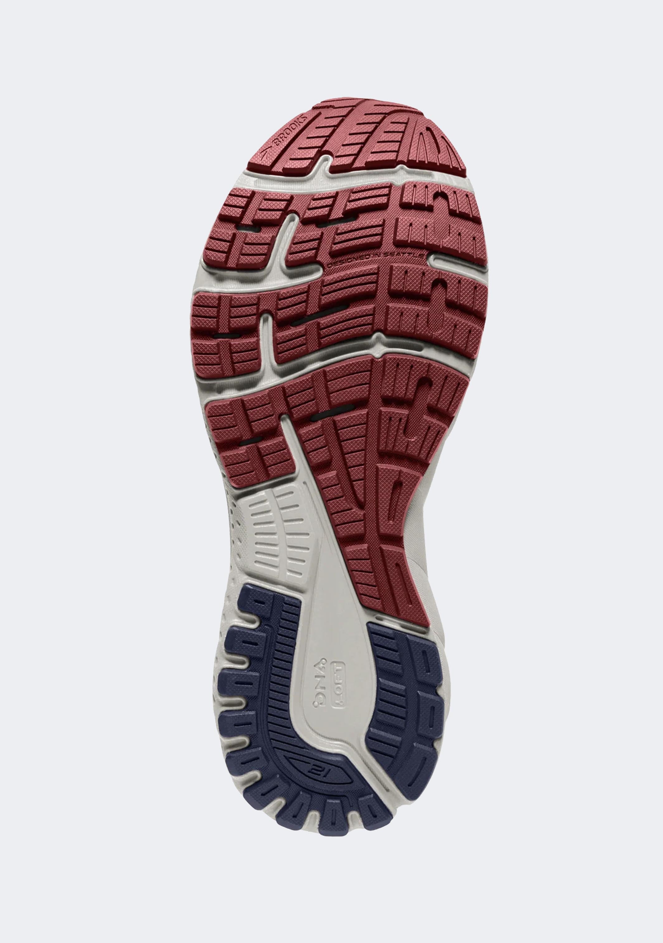 Brooks Men's Adrenaline GTS 21 Running Shoes - Supportive Cushioned Sneakers for Jogging, Walking & Gym Workouts - Lightweight Stability Trainers for Road & Trail Running