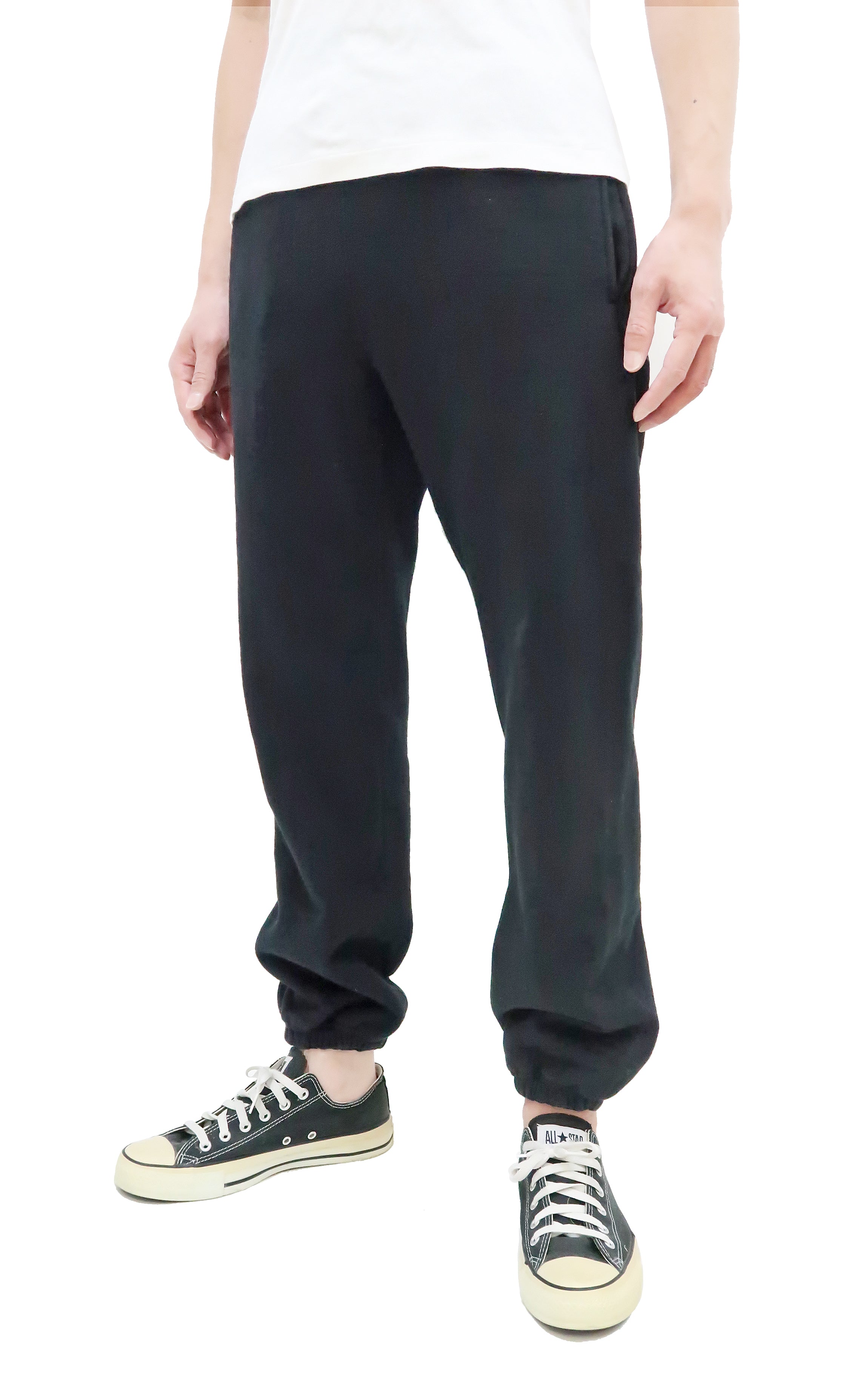 Whitesville Men's Sweatpants with Drawstring Waist & Elastic Cuffs - WV49036 119 Black - Comfortable Casual Pants for Lounge, Gym & Outdoor Activities