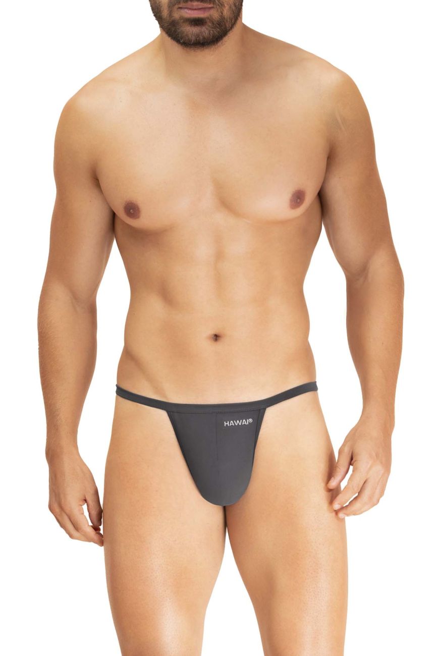 Hawai Microfiber G-String Thong Underwear for Women - Grey 42295 | Comfortable & Breathable Panties for Daily Wear, Yoga, and Intimate Moments