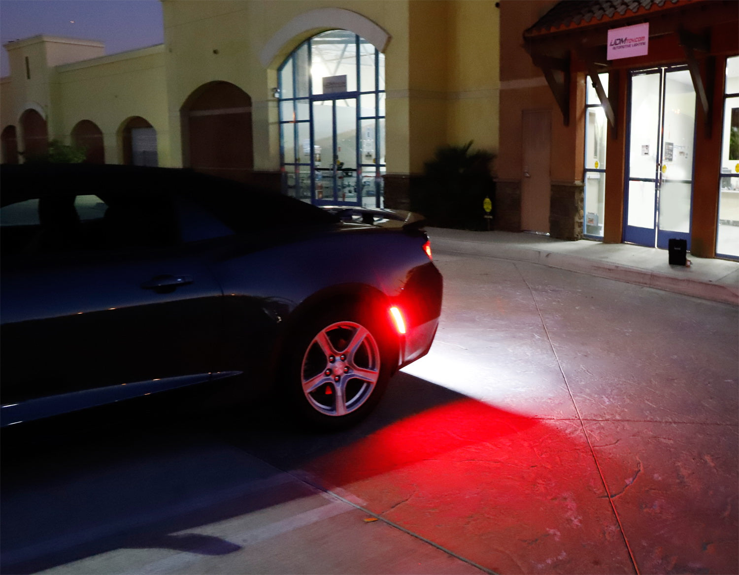 2016-2023 Chevy Camaro Clear Lens LED Side Marker Lights - Amber Front & Red Rear - Easy Installation, Durable & Bright - Upgrade for Daytime & Nighttime Driving Safety