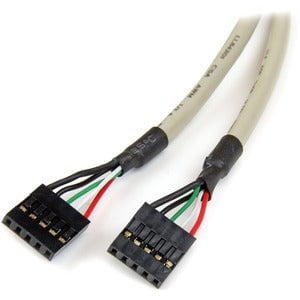 2-Port USB 3.0 Low Profile Slot Plate Adapter - USB A Female to Bracket Mount - Perfect for PC, Laptop & Home Theater Setup