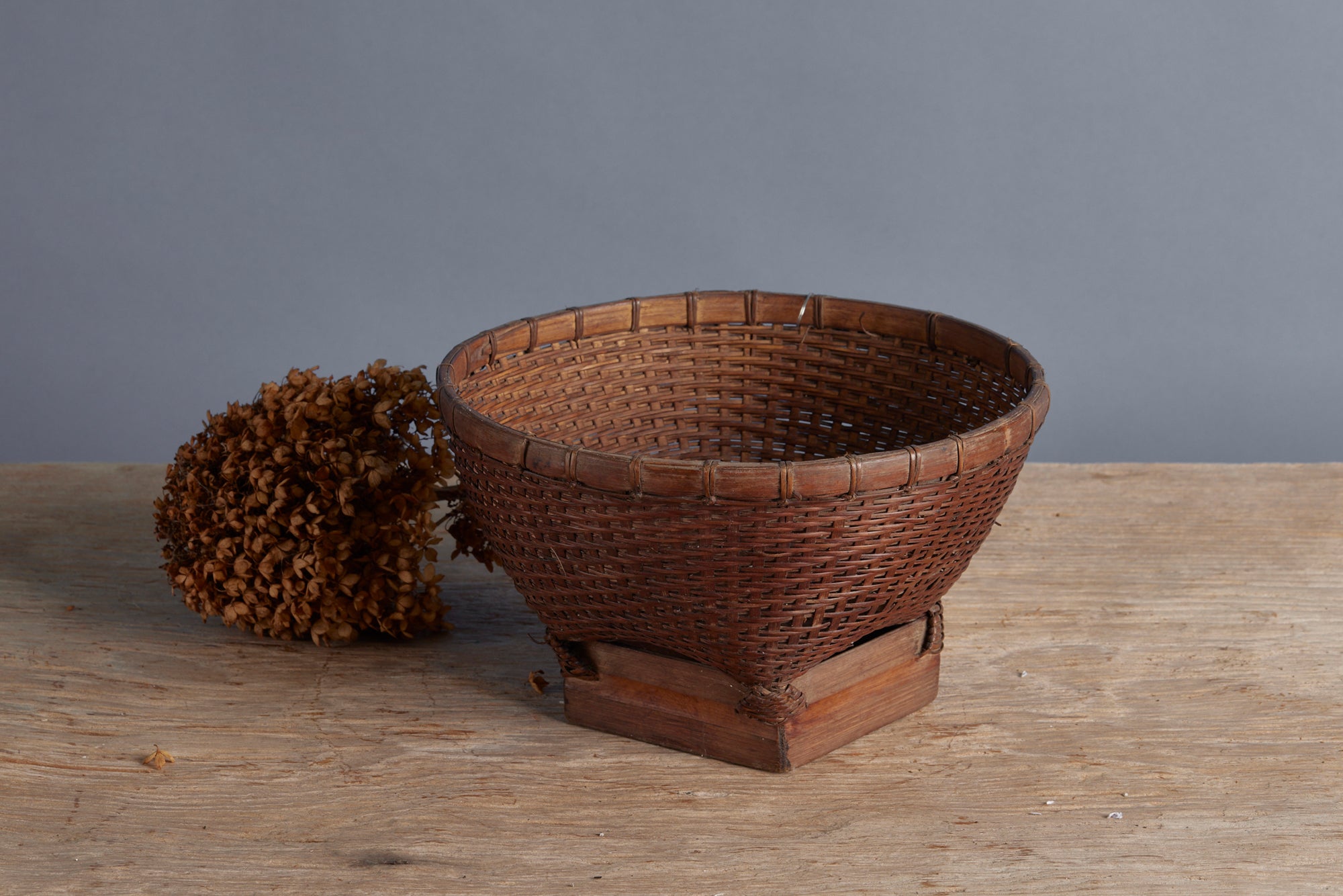 Handwoven Small Storage Basket - Natural Rattan Organizer for Home & Office | Perfect for Bathroom, Kitchen, Bedroom & Nursery Organization