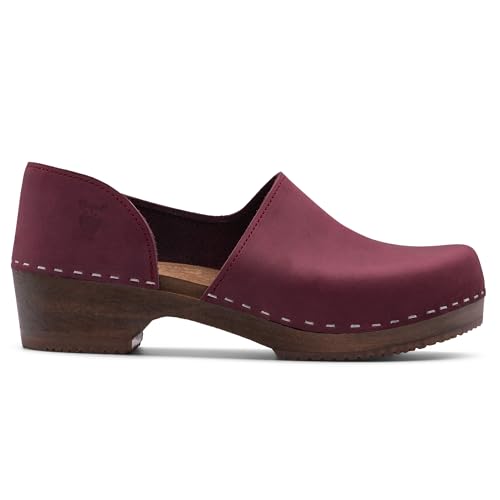 Plum Nubuck (Dark Brown Base)