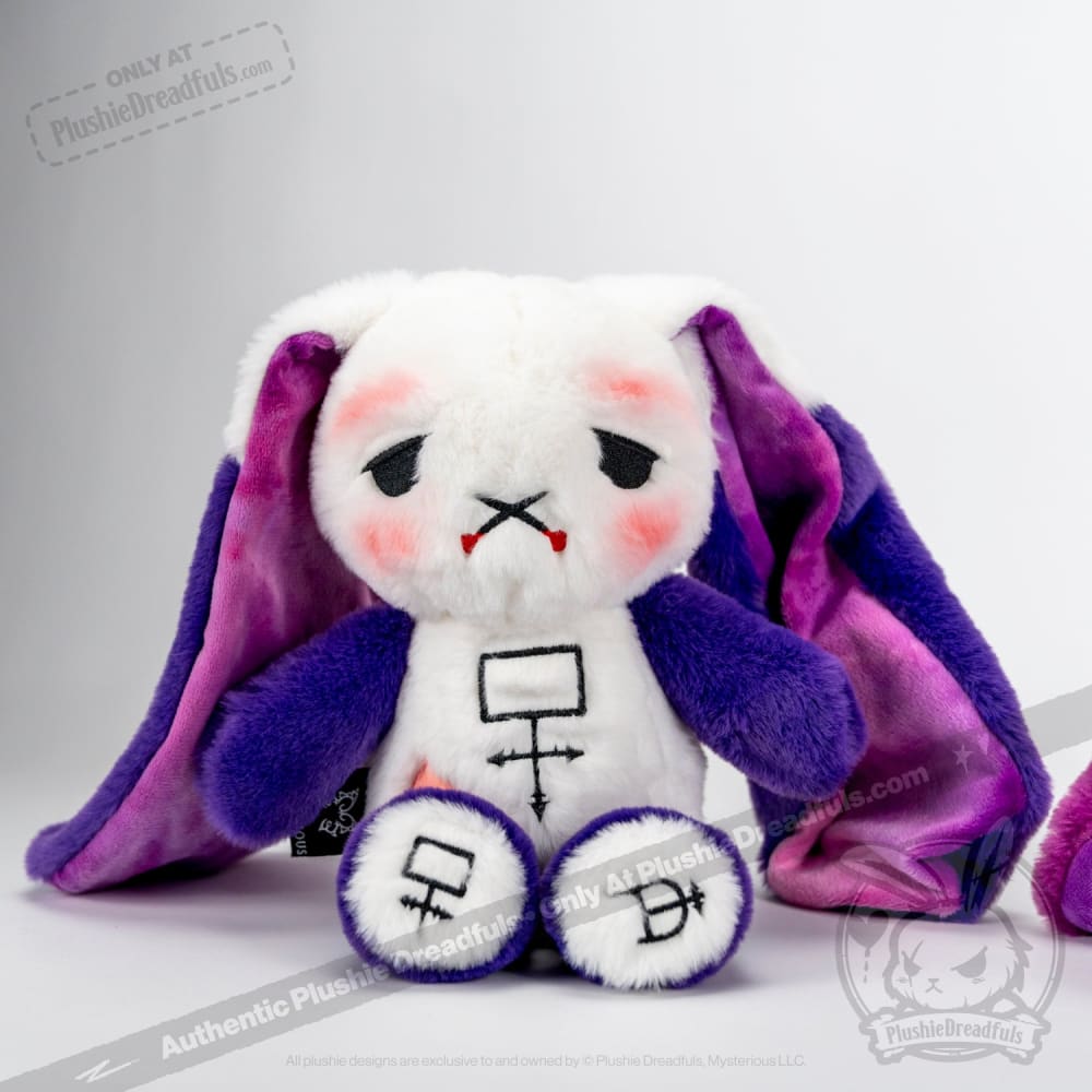 Plushie Dreadfuls Crohn's Disease Awareness Rabbit - Soft Stuffed Animal Toy for Comfort & Support | Perfect Gift for IBD Patients, Medical Students & Healthcare Workers