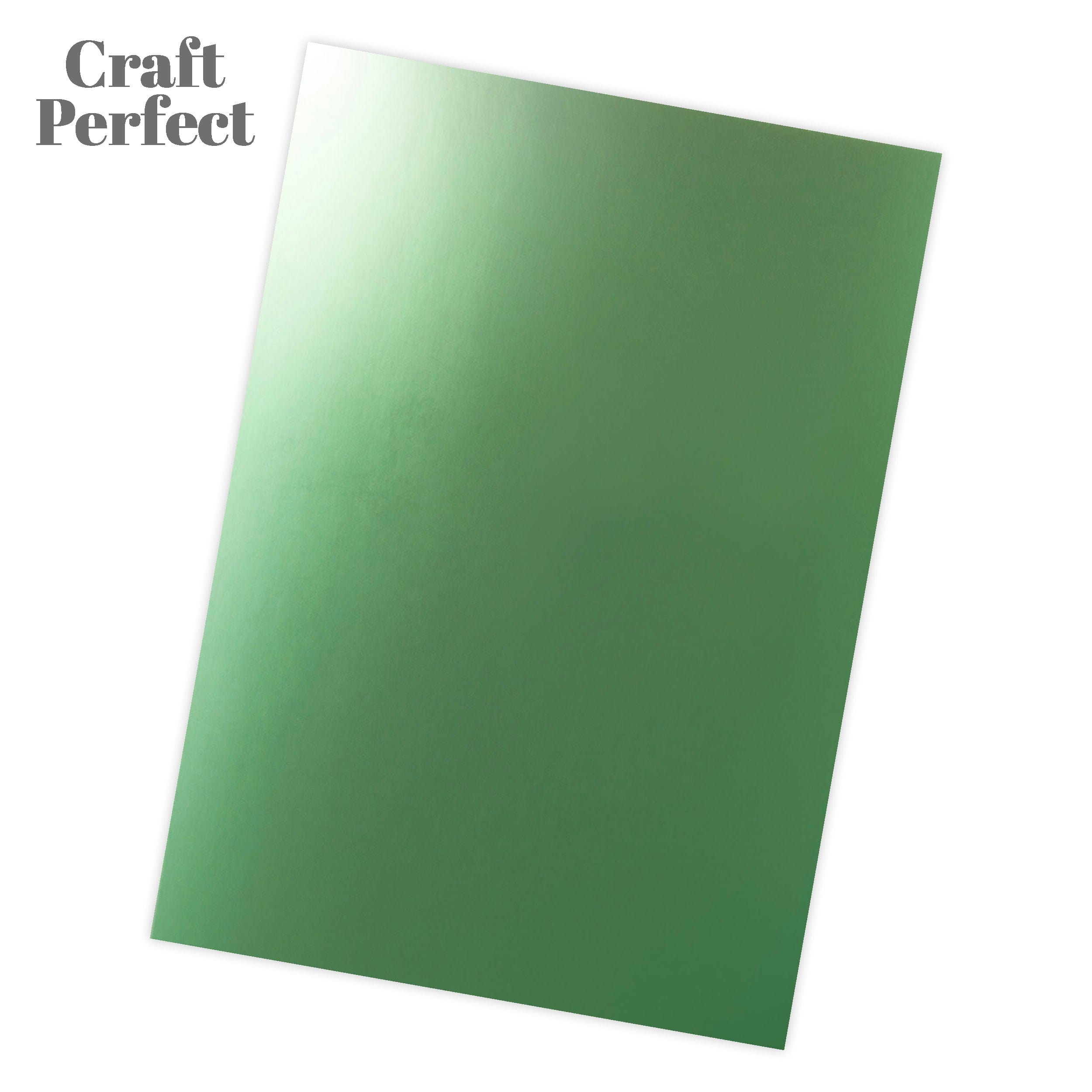 8-Pack Smooth Mint A4 Mirror Cards (9450E8) - Perfect for Scrapbooking, DIY Crafts, and Home Decor