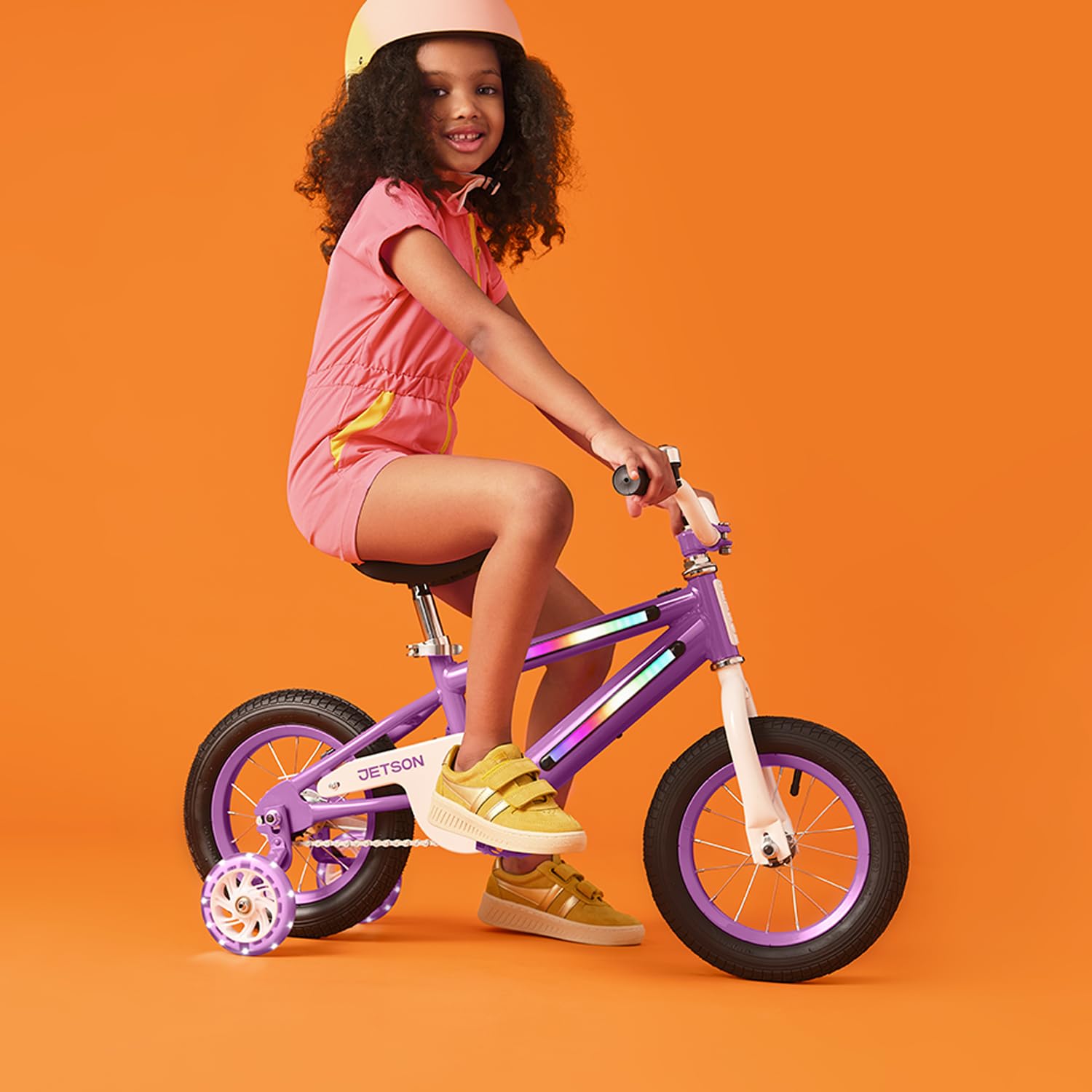Jetson Light Rider Kids' LED Light-Up Unisex Bike - 3 Light Modes, Glow-in-the-Dark Frame | Perfect for Night Rides, Birthday Gifts & Outdoor Adventures