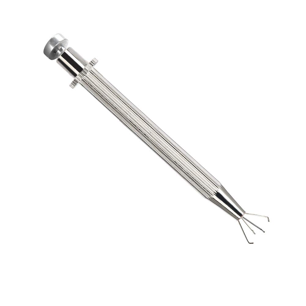 Bead Grabber Tool - Jewelry Pliers with Ball Grabber & Piercing Holder for Stone Setting, Bead Claw Catcher - Professional Jewelry Making Tweezers for Beads & Small Parts - Perfect for DIY Jewelry Crafting and Repair