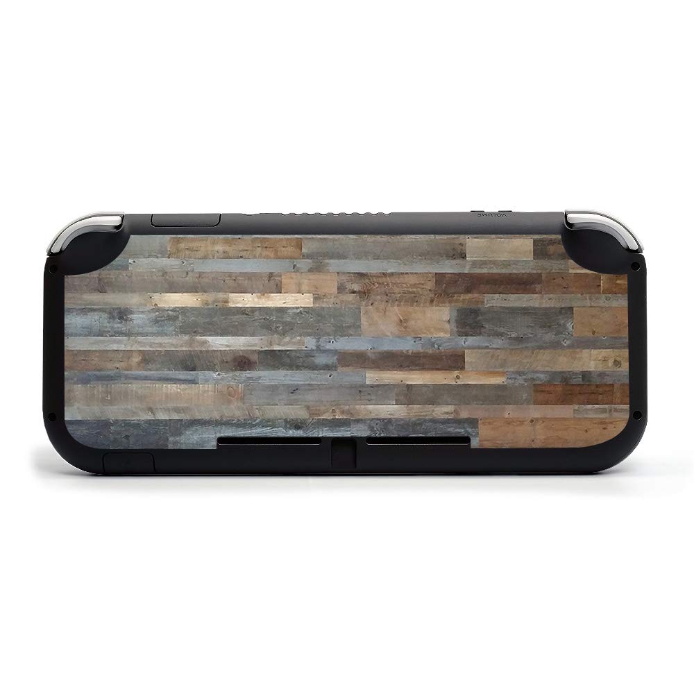 MightySkins Protective Vinyl Decal Wrap Cover for Nintendo Switch Lite - Gray Wood Design | Durable, Easy to Apply & Remove | Made in USA | Perfect for Gaming, Travel & Personalization