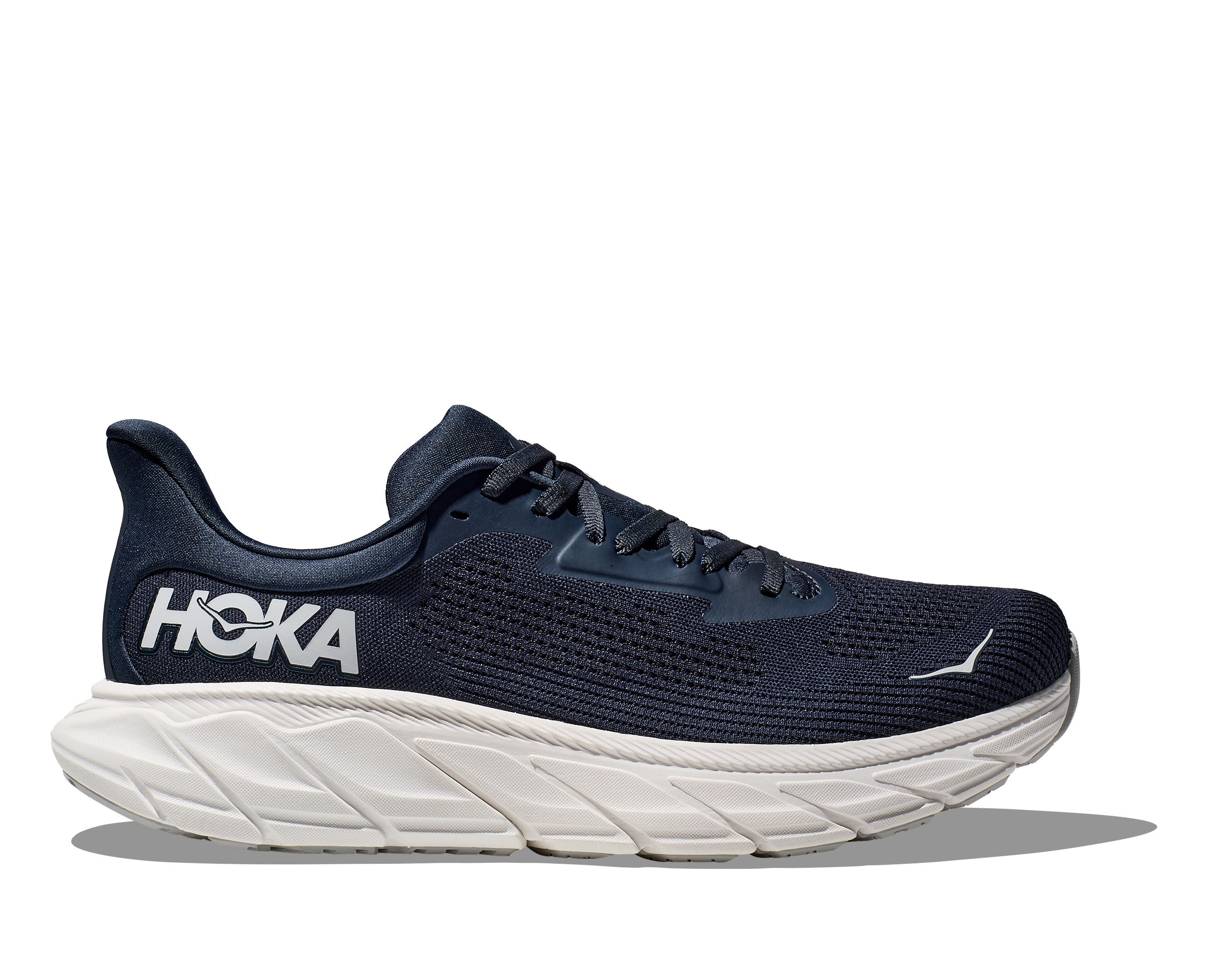 HOKA Men's Arahi 7 Running Shoes - Outer Space/White - Stability & Cushion for Road Running, Jogging & Gym Workouts