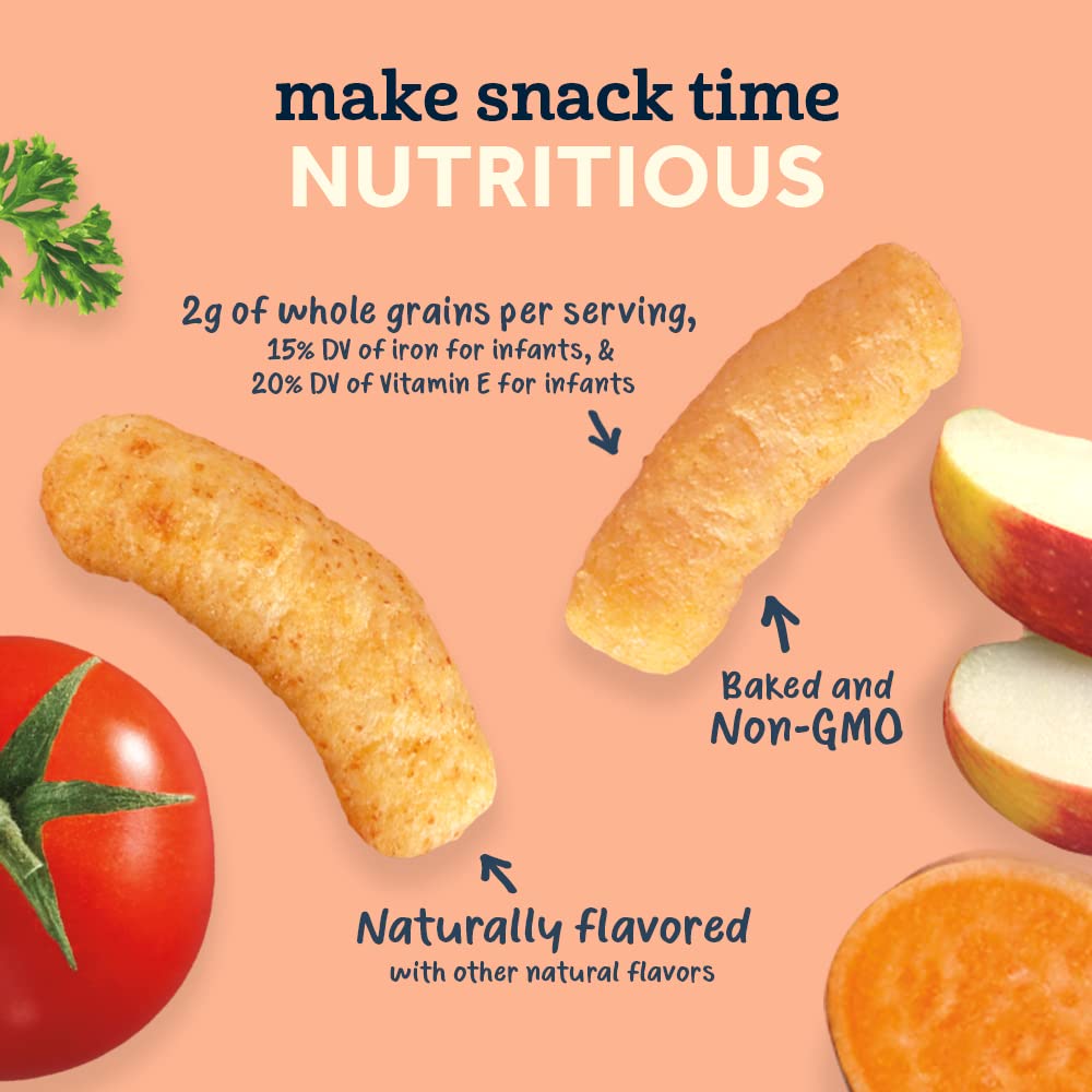 Organic Baby Snacks Variety Pack - Gerber Yogurt Melts, Puffs & Lil Crunchies (9-Pack) | Healthy Toddler Finger Food for On-the-Go, Daycare & Travel Snacking