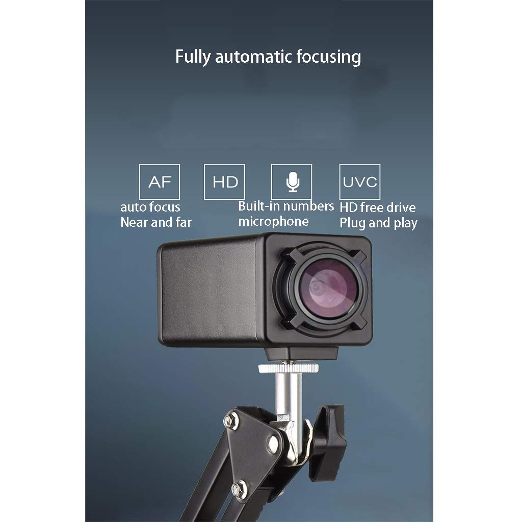 Full HD 1080P Webcam with Built-in Microphone - USB Plug & Play Computer Camera for Streaming, Video Conferencing, Online Classes - Compatible with Laptop & Desktop (Round Base Bracket-A) - Perfect for Zoom Meetings, YouTube Live Streaming & Remote Work