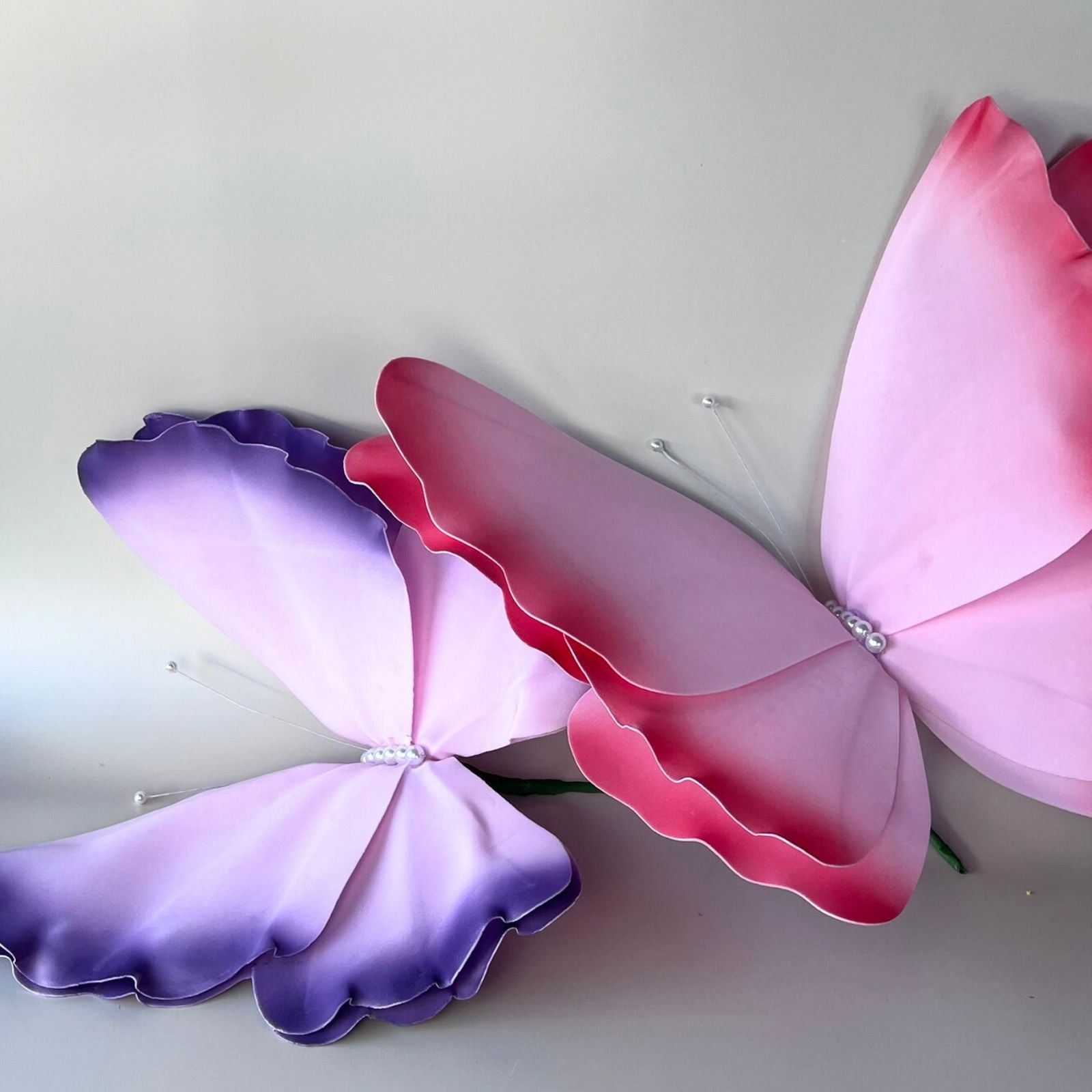 60cm Giant Purple Butterfly Foam Decoration for Party, Wedding, Baby Shower & Home Decor - Lightweight & Durable