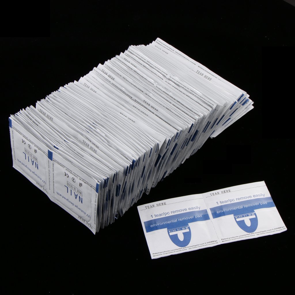 200Pcs Nail Polish Remover Soak Off Gel Foils - Professional Manicure Cleaner Wipes for Acrylic & Gel Nails Removal - Salon Quality Nail Care Accessories for Home & Professional Use
