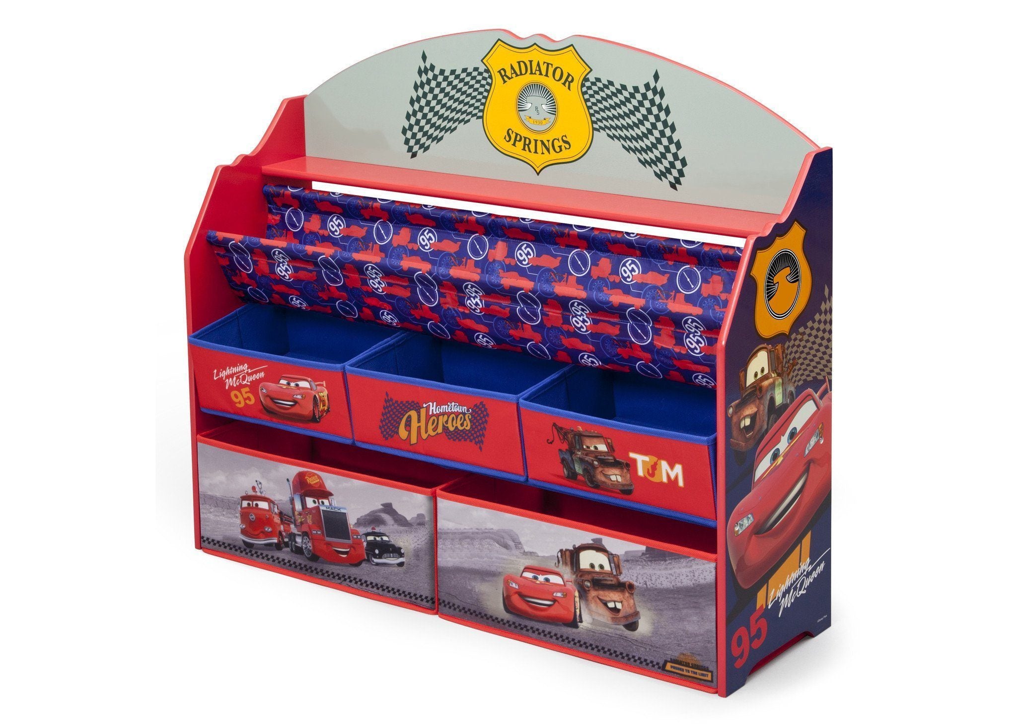 Deluxe Car-Themed Book and Toy Organizer for Kids - Perfect for Bedroom, Playroom, and Classroom Storage