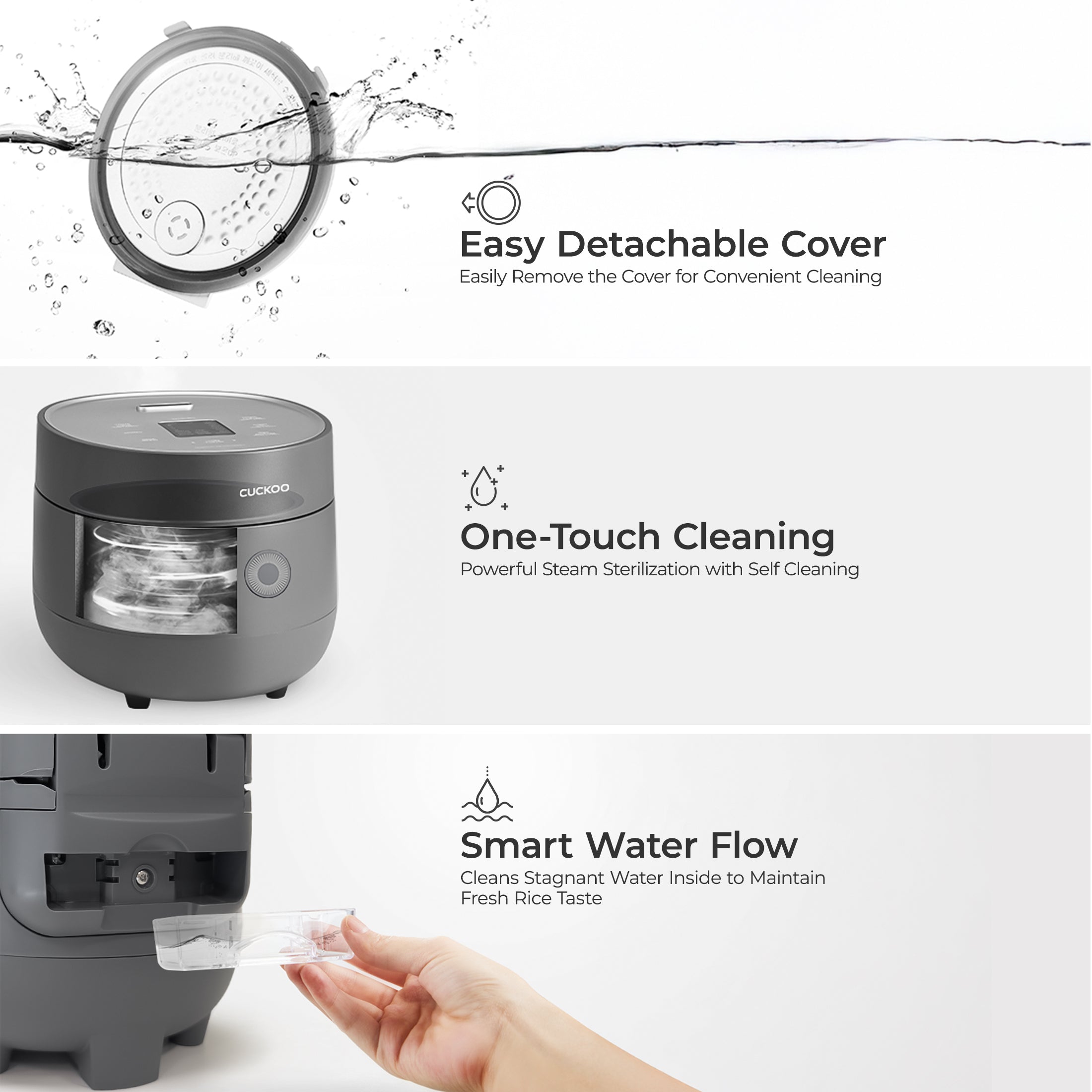6-Cup Micom Rice Cooker (CR 0675F) - Smart Fuzzy Logic Technology for Perfect Rice Every Time - Ideal for Small Families, Dorms & Office Use