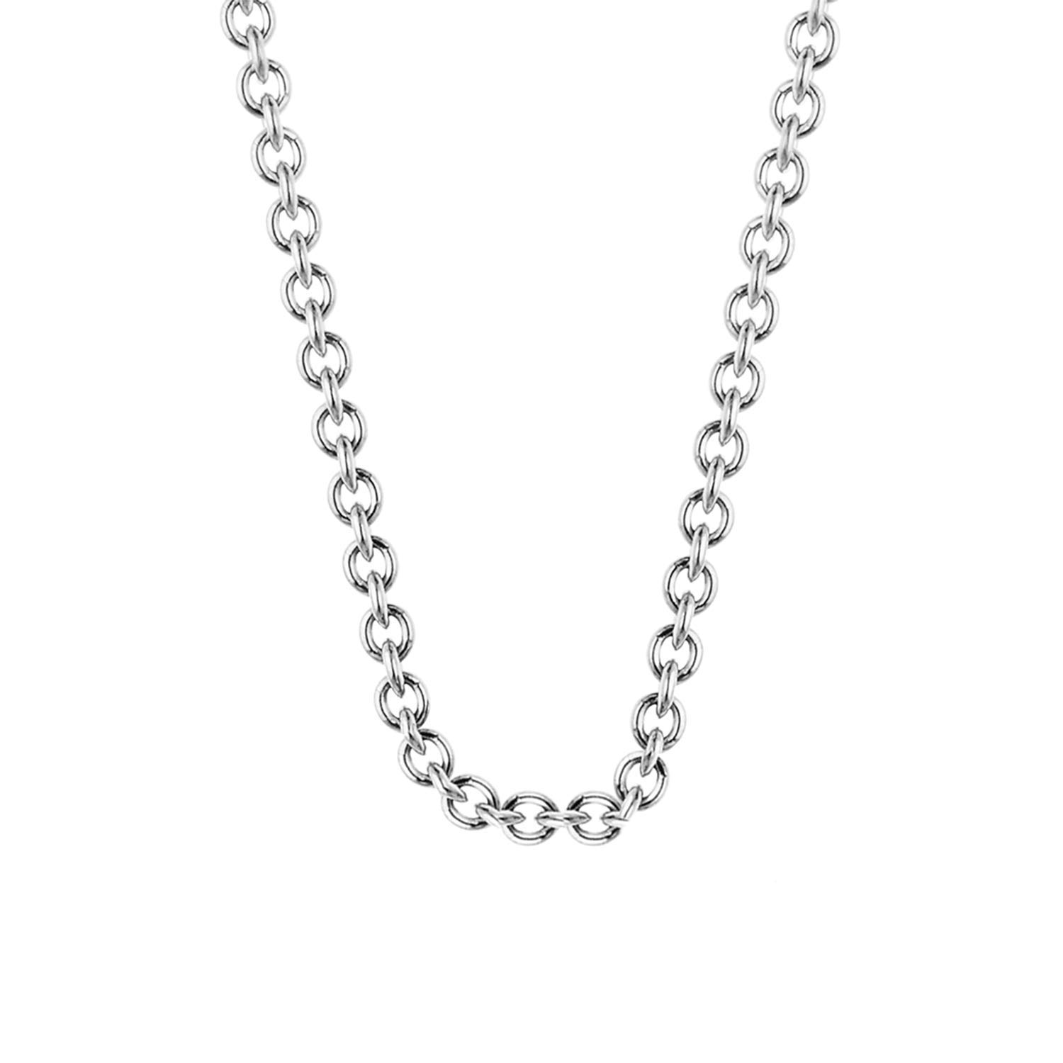 GEMHUB 18K Solid Gold Chain Necklace - 1.65 Gram White Gold Chain for Men & Women, 18 Inch, Durable & Hypoallergenic - Perfect for Everyday Wear, Gifts & Special Occasions